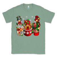 Sage Christmas coffee gnome Classic Tee - BarkalooDesign