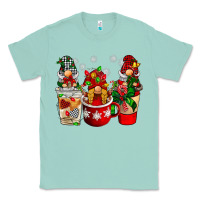Seafoam Christmas coffee gnome Classic Tee - BarkalooDesign