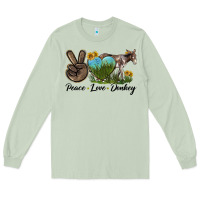 Matcha Peace Love Donkey Long Sleeve Tee - LillyAllenDesigns