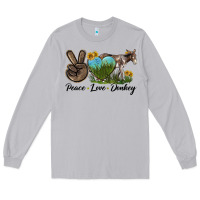 Moon Dust Peace Love Donkey Long Sleeve Tee - LillyAllenDesigns