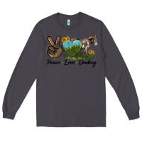 Smoke Peace Love Donkey Long Sleeve Tee - LillyAllenDesigns