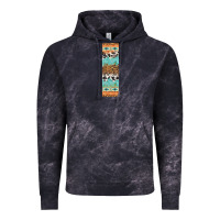 Cloud Black fall pattern Vintage Hoodie - Artiststas