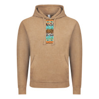 Vintage Coffee fall pattern Vintage Hoodie - Artiststas