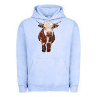 Pigment Grape Ice hereford cow Urban Hoodie - RanaPortraitStore