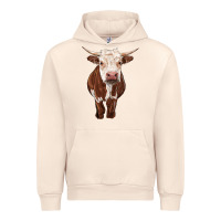 Sandshell hereford cow Urban Hoodie - RanaPortraitStore