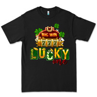 Black St Patricks Lucky One Premium Tee - FaDigitalArtStudio