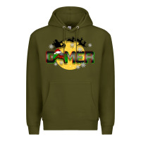 Army Green Christmas gamer Premium Hoodie - BarkalooDesign