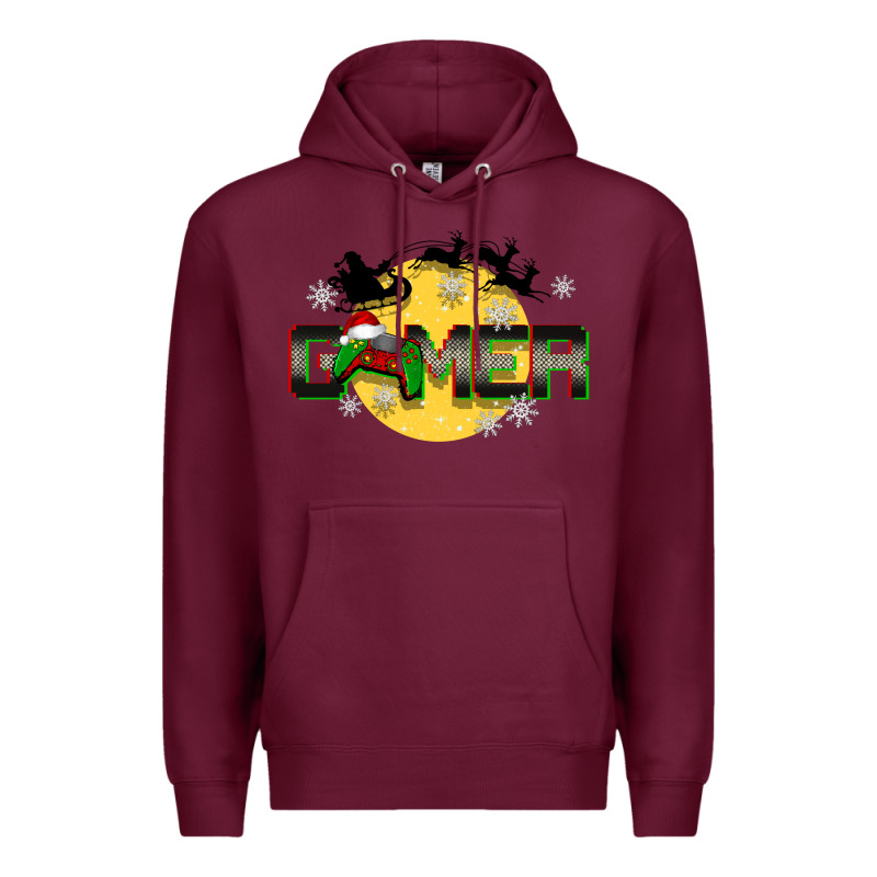Christmas Gamer Premium Hoodie by BarkalooDesign | Teevron