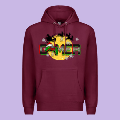 Christmas Gamer Premium Hoodie Designed By Barkaloodesign
