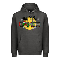 Charcoal Heather Christmas gamer Premium Hoodie - BarkalooDesign