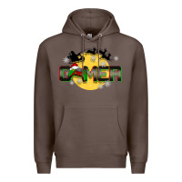 Coffee Christmas gamer Premium Hoodie - BarkalooDesign