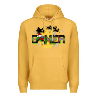 Mustard Christmas gamer Premium Hoodie - BarkalooDesign