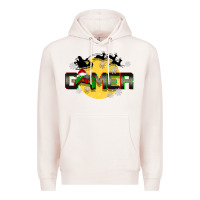 Pale Pink Christmas gamer Premium Hoodie - BarkalooDesign
