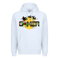 White Christmas gamer Premium Hoodie - BarkalooDesign
