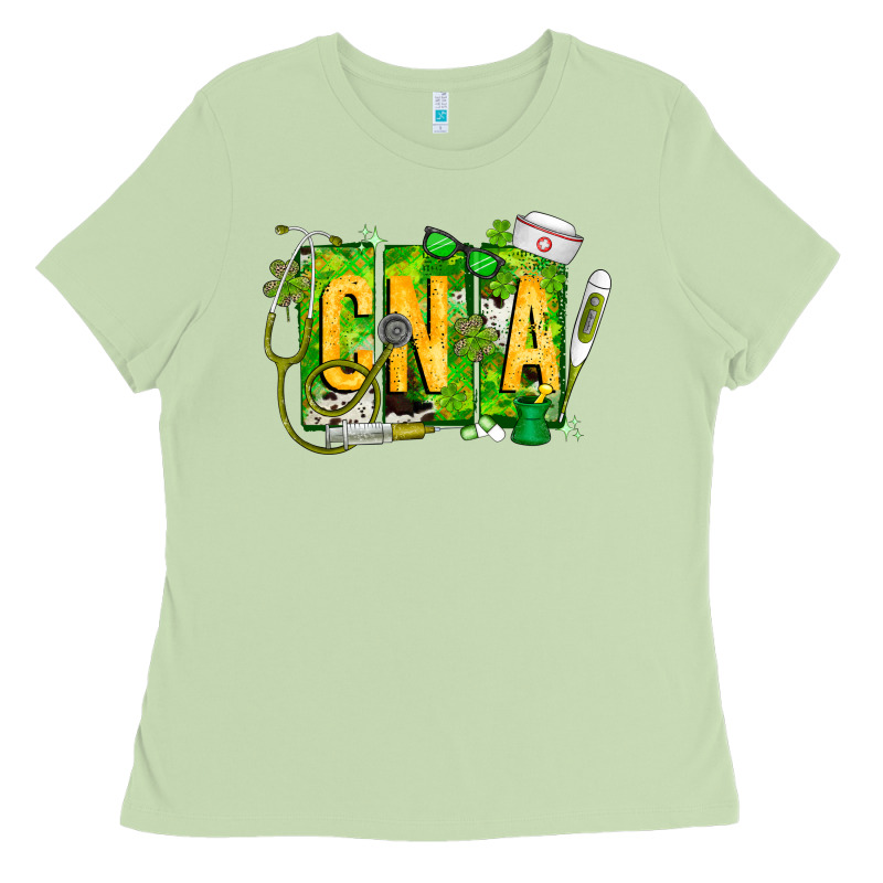 St. Patricks Day Cna Ladies Tee by CowhideDigitalArt | Teevron