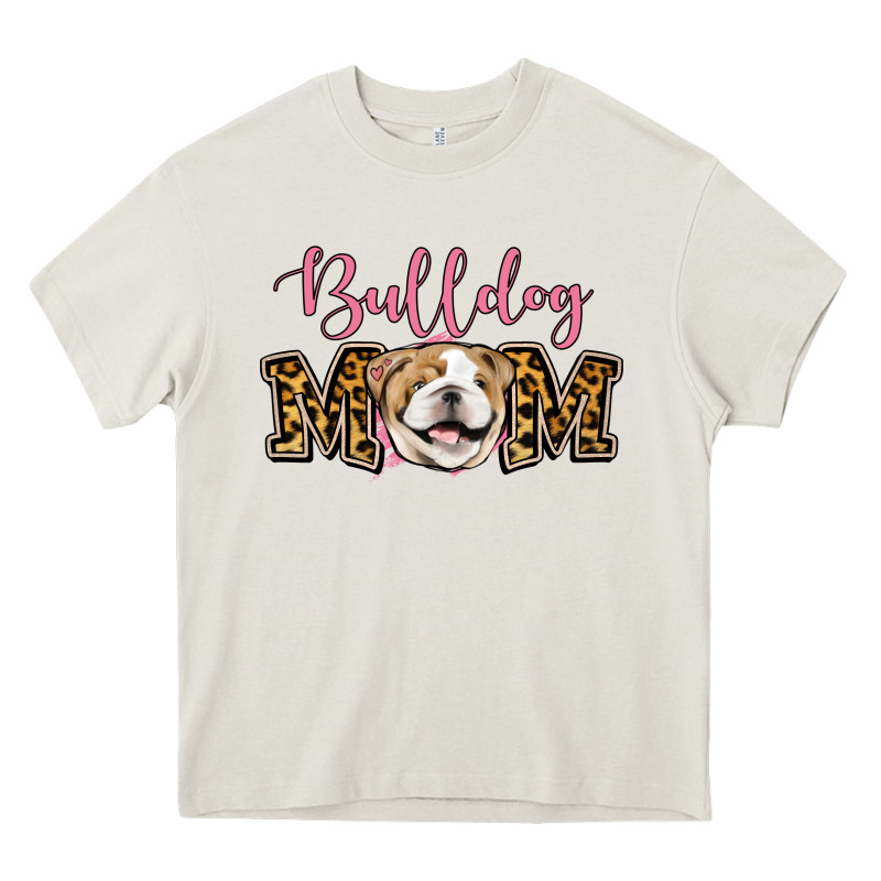 Bulldog Mom Heavy Core Tee by Jasminsmagicworld | Teevron