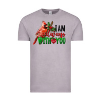 Vintage Zinc I Am Always With Your Cardinal Bird Vintage Tee - LillyAllenDesigns