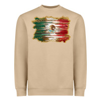 Mushroom mexican flag with leopard Heavyweight Sweatshirt - RanaPortraitStore