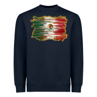 Navy mexican flag with leopard Heavyweight Sweatshirt - RanaPortraitStore