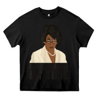 Black maxine reclaiming my time funny political quote t shirt Heavy Core Tee - baoMotion