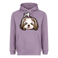 Lavender shih tzu Heavyweight Hoodie - Jasminsmagicworld