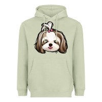 Matcha shih tzu Heavyweight Hoodie - Jasminsmagicworld