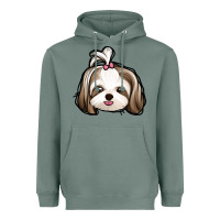 Sage shih tzu Heavyweight Hoodie - Jasminsmagicworld
