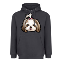 Smoke shih tzu Heavyweight Hoodie - Jasminsmagicworld