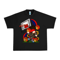 Black Basketball Gnome Urban Heavy Tee - CowhideDigitalArt