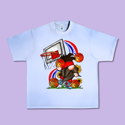 Basketball Gnome Urban Heavy Tee Designed By Cowhidedigitalart