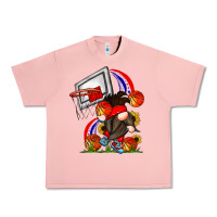 Salmon Basketball Gnome Urban Heavy Tee - CowhideDigitalArt