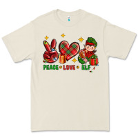 Bone Peace Love Elf Christmas Premium Tee - BundleAndBundleShop
