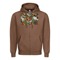 Chestnut western rodeo background Zipper Hoodie - Jasminsmagicworld