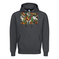Smoke western rodeo background Zipper Hoodie - Jasminsmagicworld