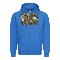 True Royal western rodeo background Zipper Hoodie - Jasminsmagicworld