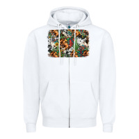 White western rodeo background Zipper Hoodie - Jasminsmagicworld