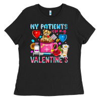 Black My Patients is Valentines Ladies Tee - CowhideDigitalArt