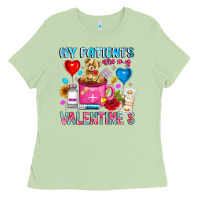Matcha My Patients is Valentines Ladies Tee - CowhideDigitalArt