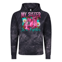 Cloud Black Breast Cancer My Sister Is A Fighter Vintage Hoodie - Artiststas