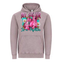 Vintage Zinc Breast Cancer My Sister Is A Fighter Vintage Hoodie - Artiststas