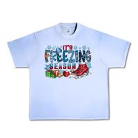 Grape Ice It's Freezing Season Urban Heavy Tee - CowhideDigitalArt