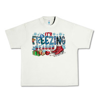 Pistachio It's Freezing Season Urban Heavy Tee - CowhideDigitalArt