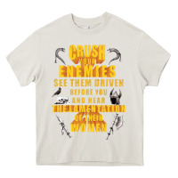 Cream crushs your enemies merch Heavy Core Tee - baoMotion