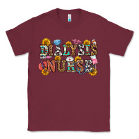 Burgundy dialysis nurse Classic Tee - OliviaCreatesArt