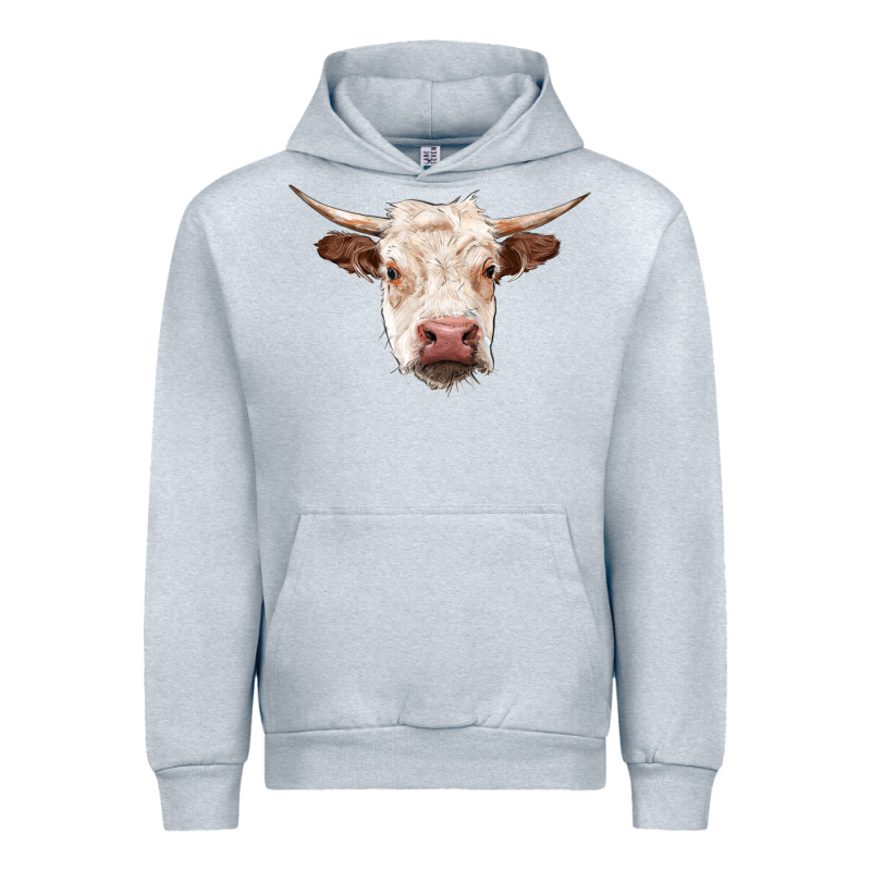 Hereford Cow Head Urban Hoodie by RanaPortraitStore | Teevron