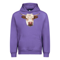 Tulip hereford cow head Urban Hoodie - RanaPortraitStore
