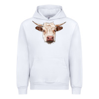 White hereford cow head Urban Hoodie - RanaPortraitStore