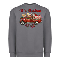 Storm it's christmas y'all truck with farm animals Heavyweight Sweatshirt - RanaPortraitStore