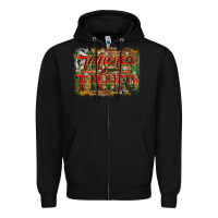 Black mama tried christmas Zipper Hoodie - Jasminsmagicworld