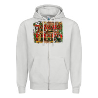 Dove Grey mama tried christmas Zipper Hoodie - Jasminsmagicworld